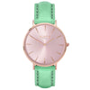 Mykonos Vegan Leather All Rose & Coral Watch Hurtig Lane Vegan Watches