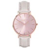 Mykonos Vegan Leather All Rose & Coral Watch Hurtig Lane Vegan Watches