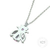 Bee Lovely Jewel Silver Necklace Watch Hurtig Lane Vegan Watches