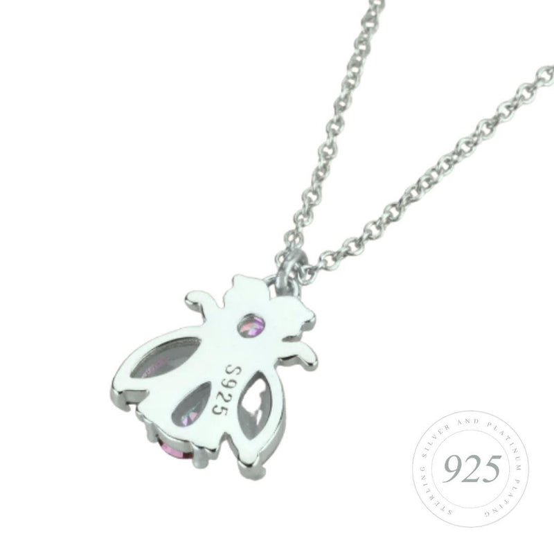 Bee Lovely Jewel Silver Necklace Watch Hurtig Lane Vegan Watches