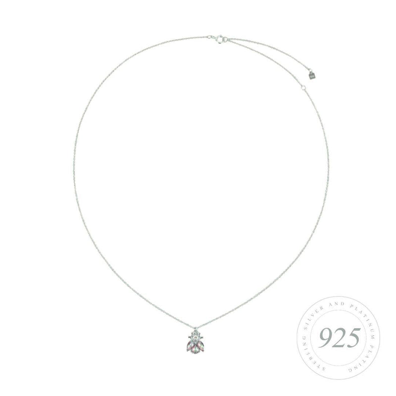 Bee Lovely Jewel Silver Necklace Watch Hurtig Lane Vegan Watches