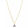 Vistosa Trio Gold Necklace- Champagne Necklaces Hurtig Lane 